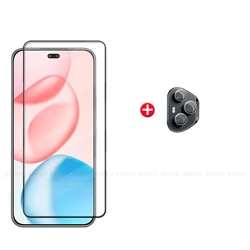 Premium 6 - in - 1 Full - Coverage Tempered Glass Screen Protector with Lens Shield for HONOR 400 Pro (1Glass - 1Camera Film)
