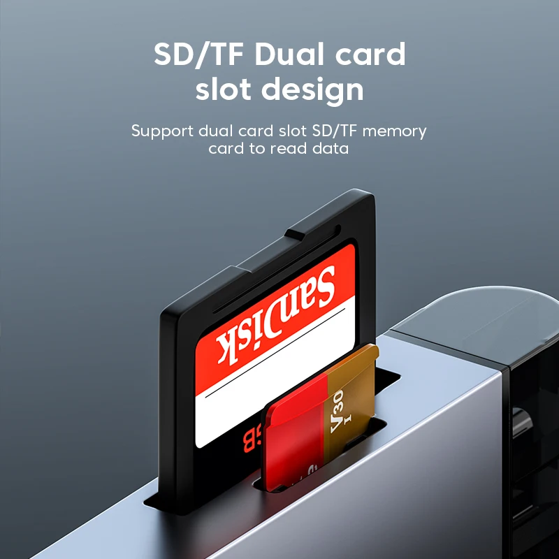 USB 3.0 고속 전송 다기능 카드 리더, 휴대폰 컴퓨터용 범용 C 타입 장치, SD TF 카드 리더
