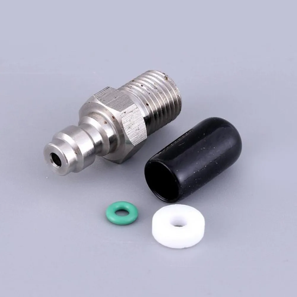 8MM Einwegventil gefüllt Schnuller Edelstahl Schnellkupplung männlich für M10 1/8NPT ////////////////////////////// – Detail 7