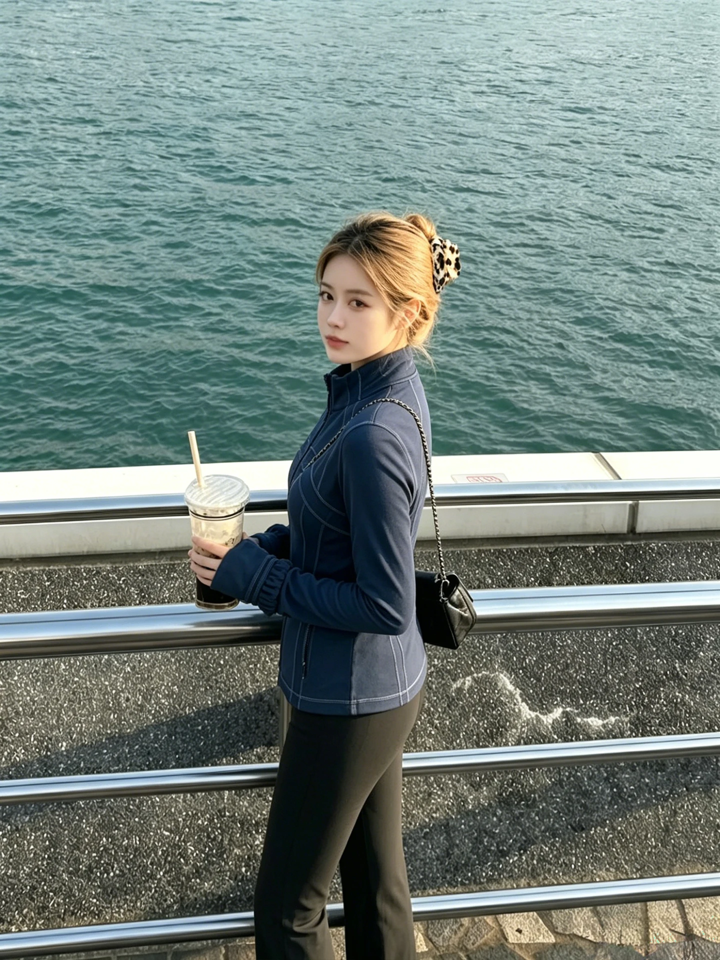 아이언 블루 여성 피트니스 러닝 요가 의류 여름 야외 스포츠 등산복 경량 통기성 자외선 차단