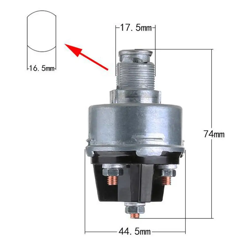범용 자동차 보트 트랙터, 2 위치 점화 스위치 스타터, 2 키