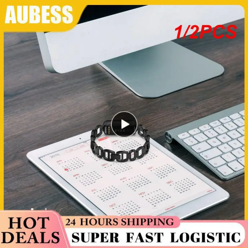 1/2Pcs Cinturino In Metallo Per Fitbit Luxe Sostituzione Del Braccialetto In Acciaio Inossidabile Per Fitbit Luxe Smart Watch Band Accessori Ufficiali