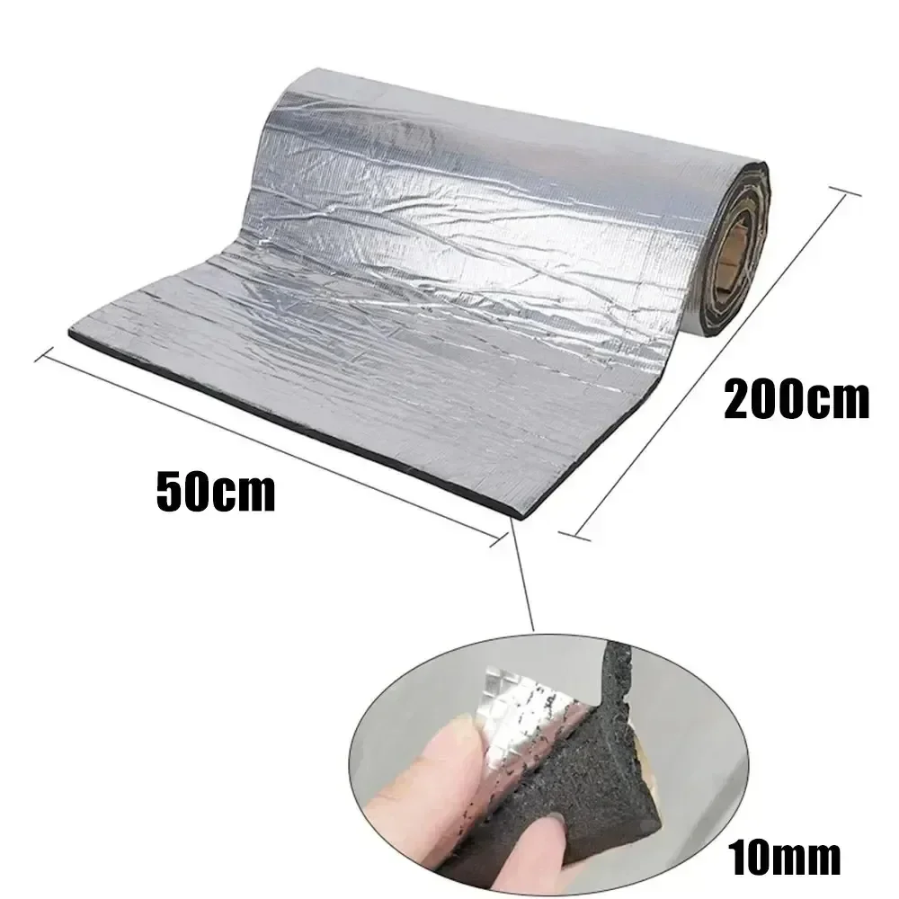 Car Sound Deadener Mat Hood Engine Sound Deadening Truck SUV Engine Door Auto Hood Roof Thermal Shield Proofing Car Accessory sound proof mat sound insulation mat sound deadener mat