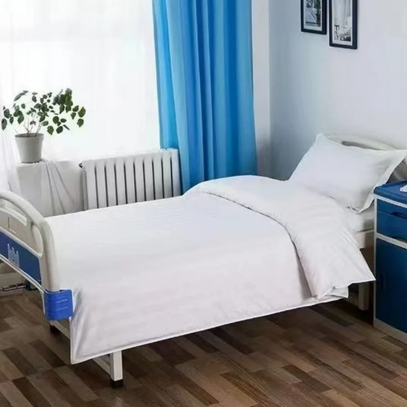 Wholesale 3pcs Bedding Set for Hospital,Nursing Home,Health Center,Thickening Cotton&polyester Medical Bedding For 0.9-1.2m Bed