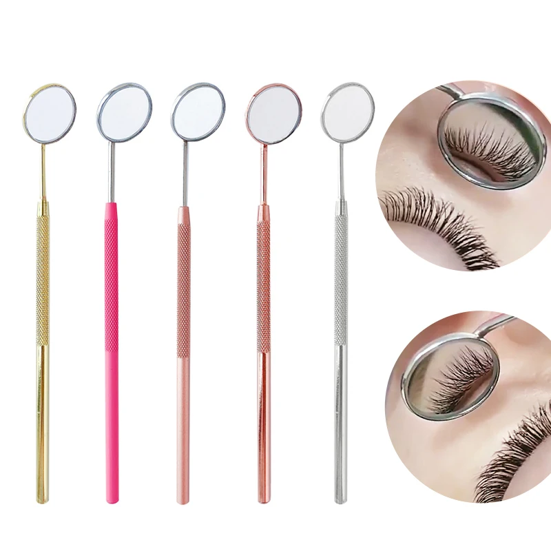 Miroirs de maquillage professionnels, livres de dents, contrôle Chev, approvisionnement, extension de cils, miroir d'inspection, beauté, soins de la peau, accessoires