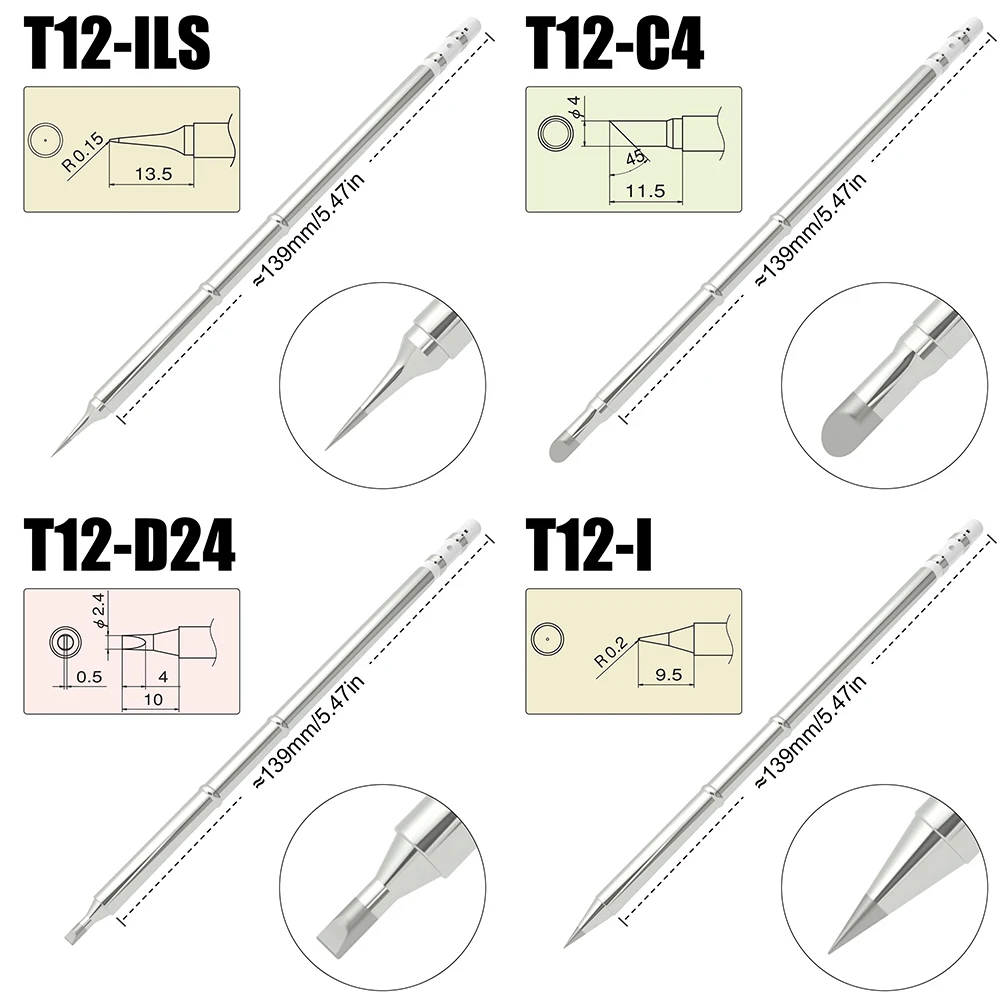 Рисунок 4 - Наконечники для паяльника T12