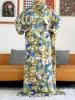 2025 coton musulman dame Abayas Ramadan vêtement de prière dubaï turquie moyen-orient Femme Robe ample Robe africaine Turban Joint