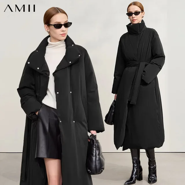 Oléna-Fashion – vêtements pour femmes et Vêtements pour hommes-tendance et chic 24 doudoune longue hiver 2025 -noir