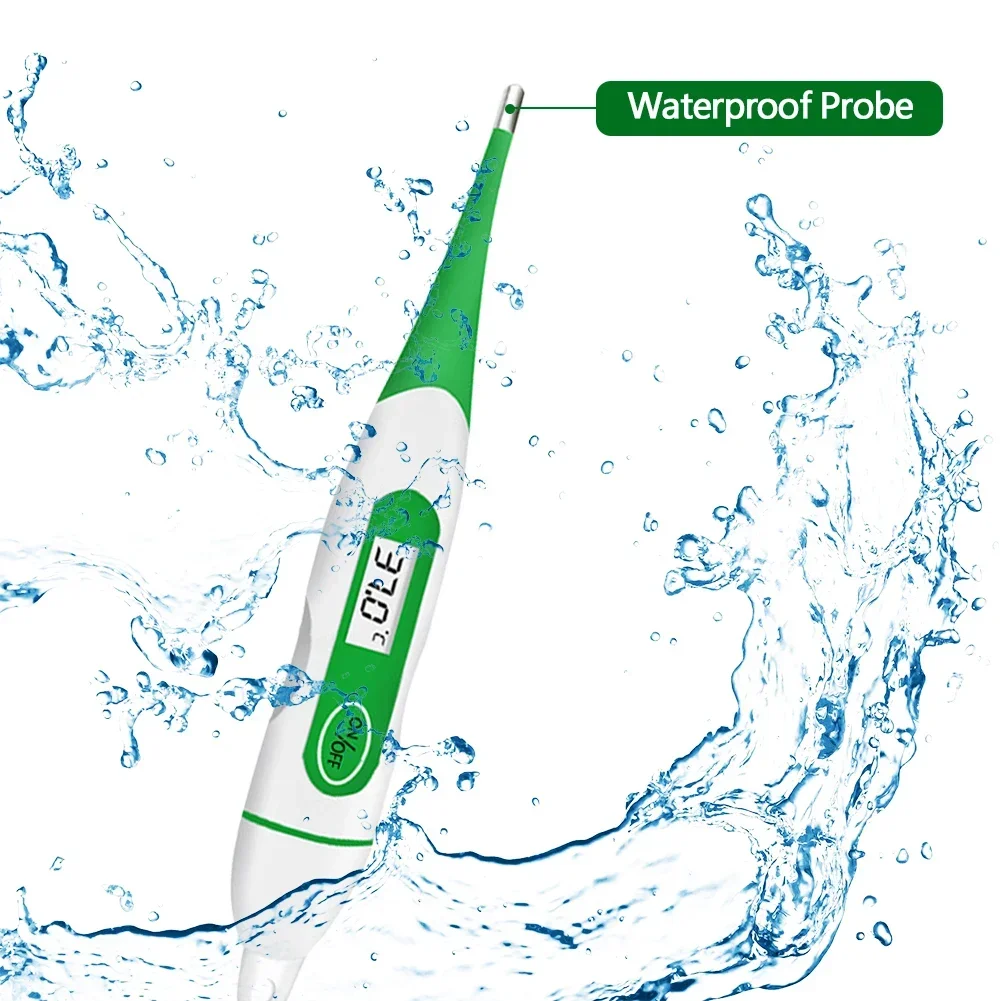 Digital LCD Animal Thermometer Farm Pig Cow Sheep Dog Cat Thermometer Animals Electronic Tools Veterinaria Supplies