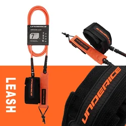 Premium Surfboard Leash: Durable TPU & Stainless Steel (Orange 7-7ft)