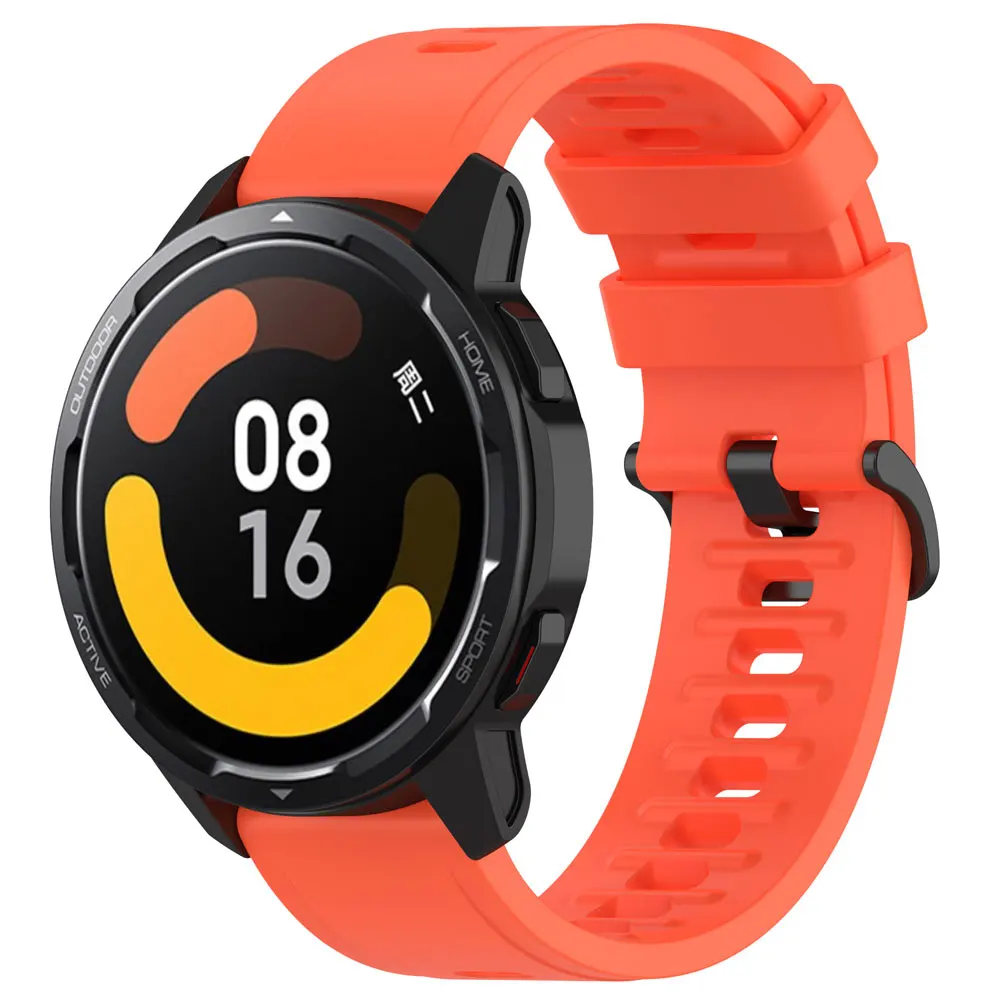 Enhanced Silicone Sports Watchband - 22mm Universal Strap