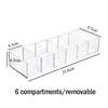 Transparent Acrylic Cosmetics Storage Box Compact Makeup Holder Jewelry Make Up Organizer for Home Plastic Desktop Storage Boxes 5