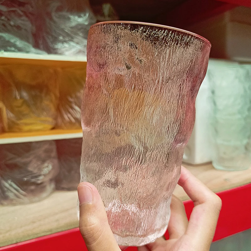 Bottled Water Frosted Whiskey Glass Cup Wine Glasses Drinks Cup Luxury Cups Bar Kitchen Glasses Camping Creative Drinkware
