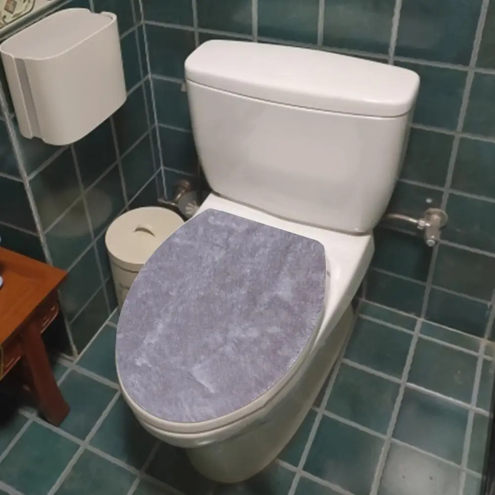 Toilet Seat Cover Elastic Band Non-Slip Washable Bathroom Accessory