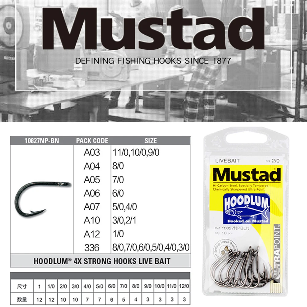 Anzuelos Mustad C53S Para Atado - Old Fisherman