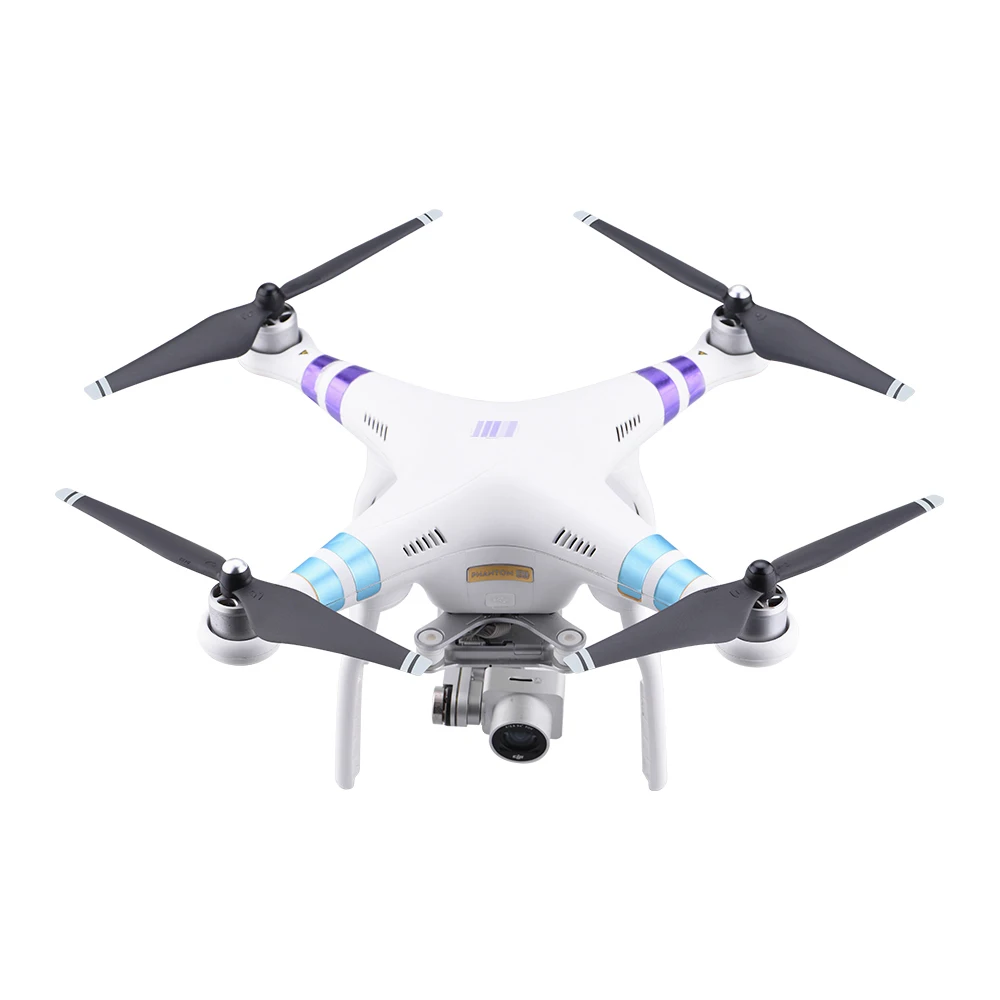 Lot de 4 pales d'hélices 9450 noires compatibles Phantom 2/3, prêtes à être installées