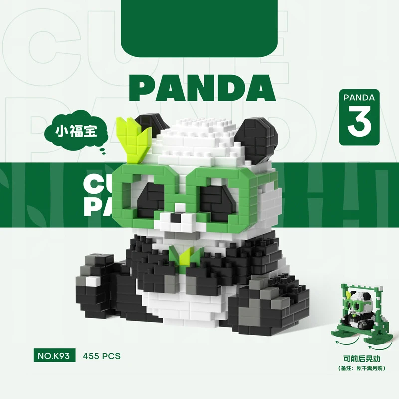 PANDAページ Chinese Panda Building Block for Children 6 To 8 Years Kids