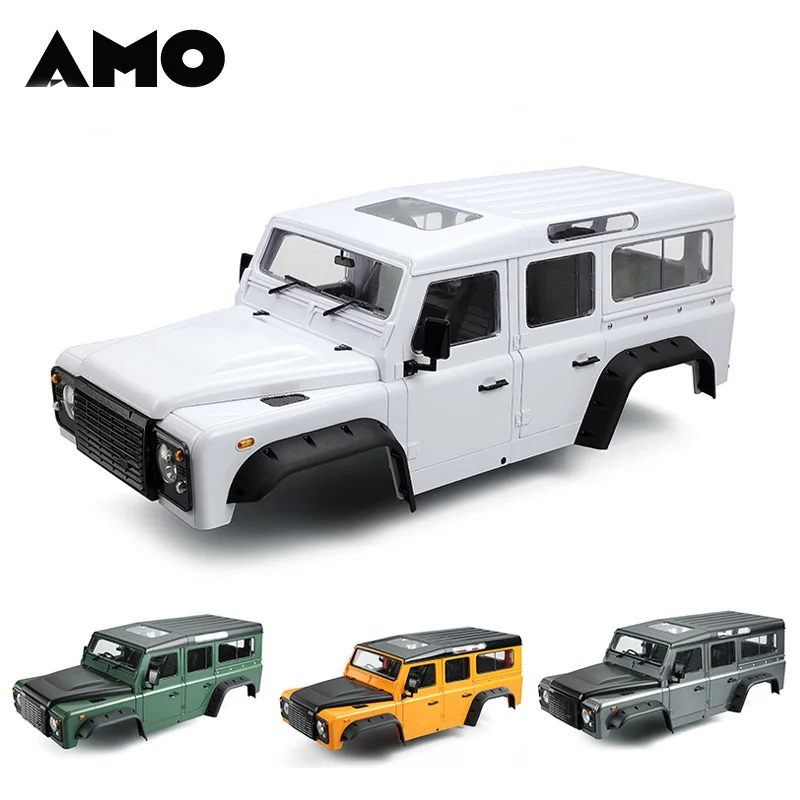 1/10 RC카 휠베이스 D110 디펜더 하드 바디 쉘 키트, 크롤러 액시얼 SCX10 90046 ABSiMA CR3.4 셰르파, 313mm