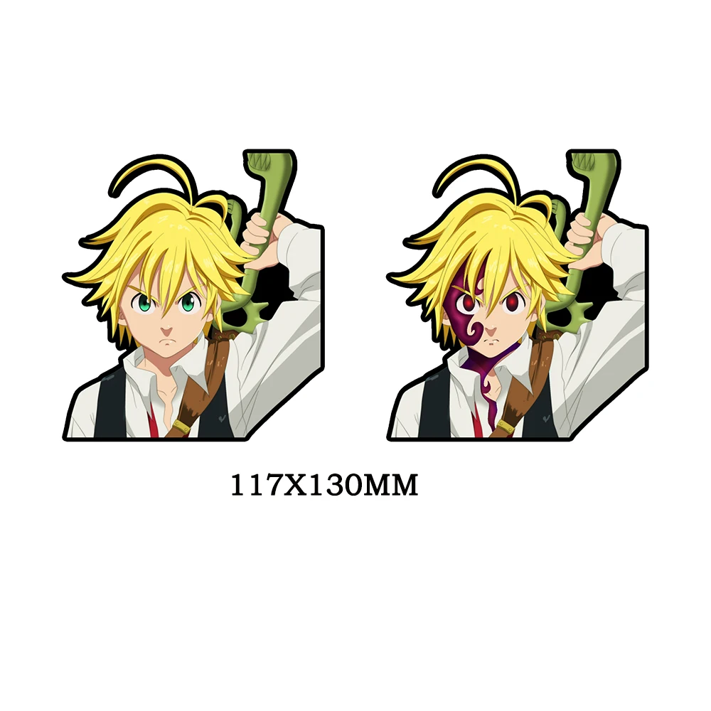 Meliodas Moving Sticker The Seven Deadly Sins Anime Car Stickers Waterproof Decals for Suitcase Laptop Refrigerator