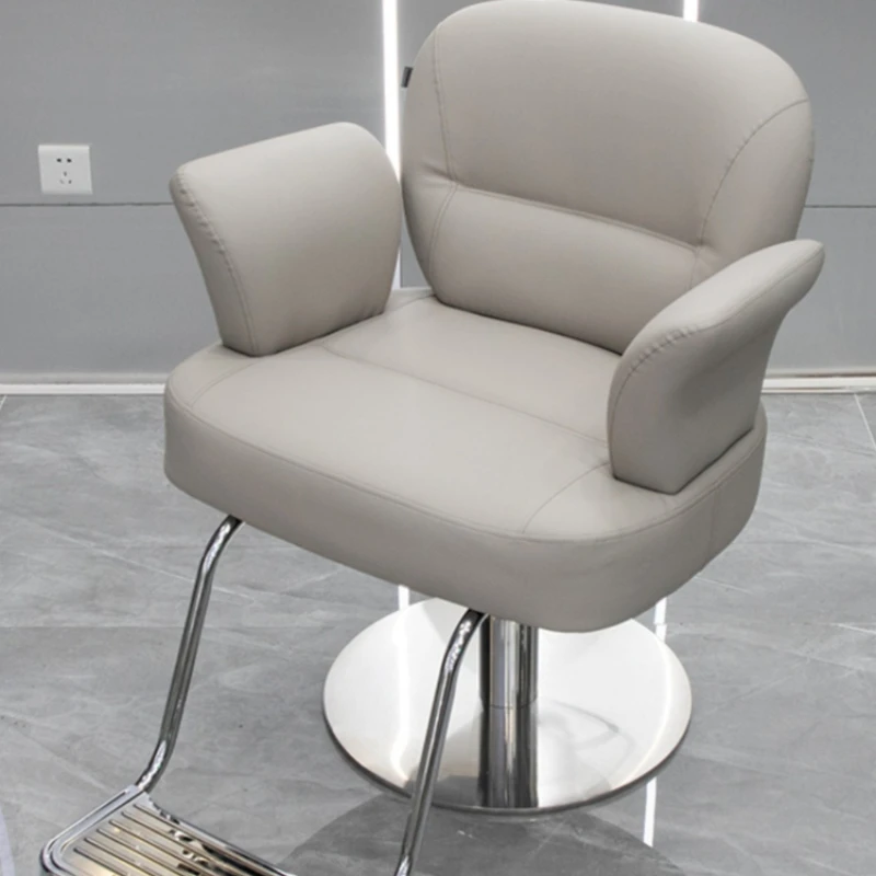 Design Simplicity Barber Chair Pedicure Spa Cosmetology Facial Barber Chair Eyelash Manicure Silla Lujo Barber Furniture WN50BC