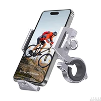 Aluminum Mobile Phone Holder for Motorcycle, Handlebar Bike Phone Mount,Suitable for Cycling, Mountain and Off-road - Image 2