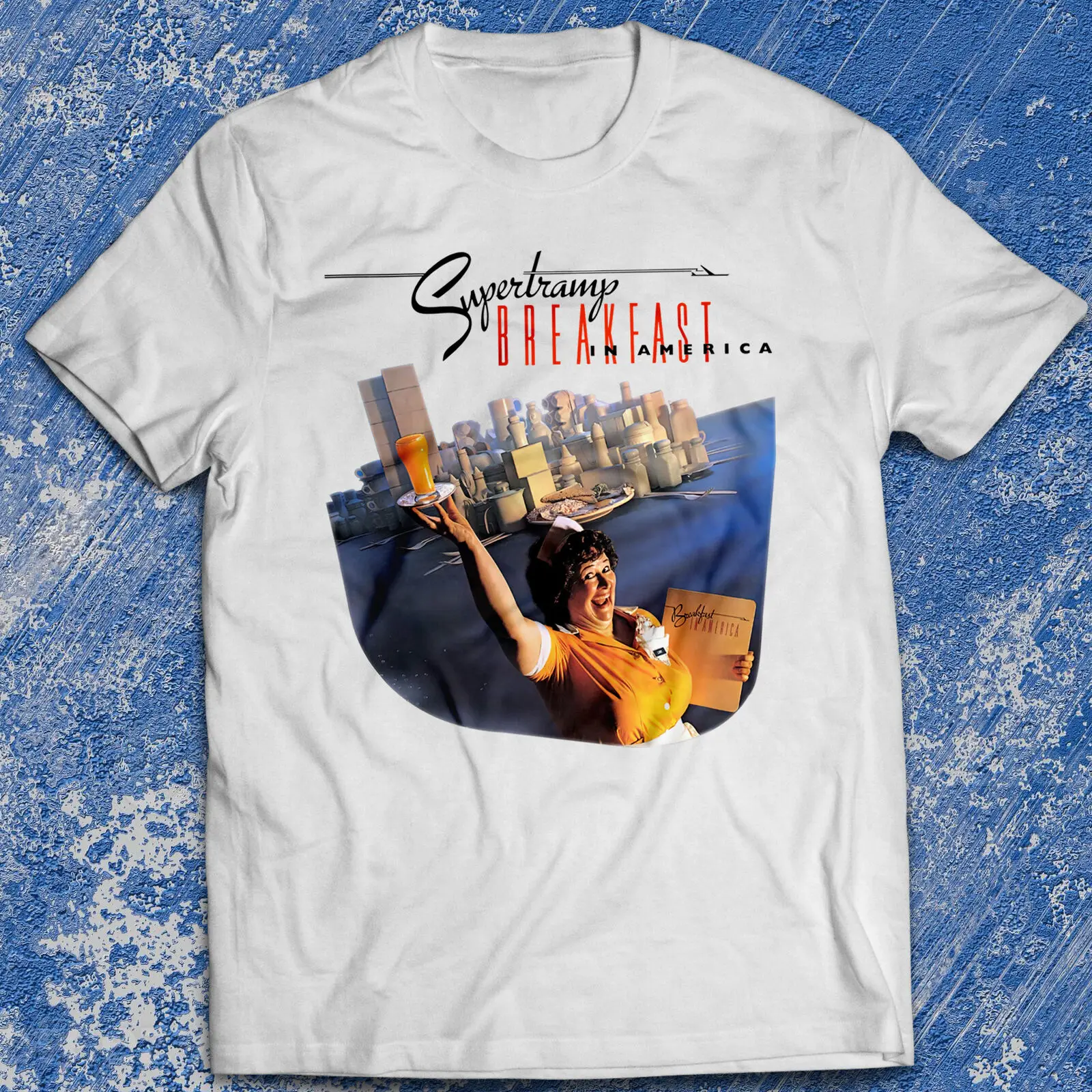 Rock Concert Music Breakfast In America T-Shirt Supertramp Tee Roger Hodgson