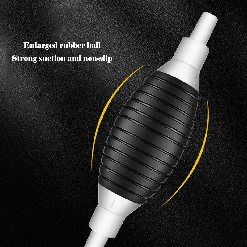Fuel Pump Fluid Extractor Car Emergency Fuel Extractor Universal Siphon Hose Pressurised Manual Self-priming Fuel Pump Car Engine Accessories