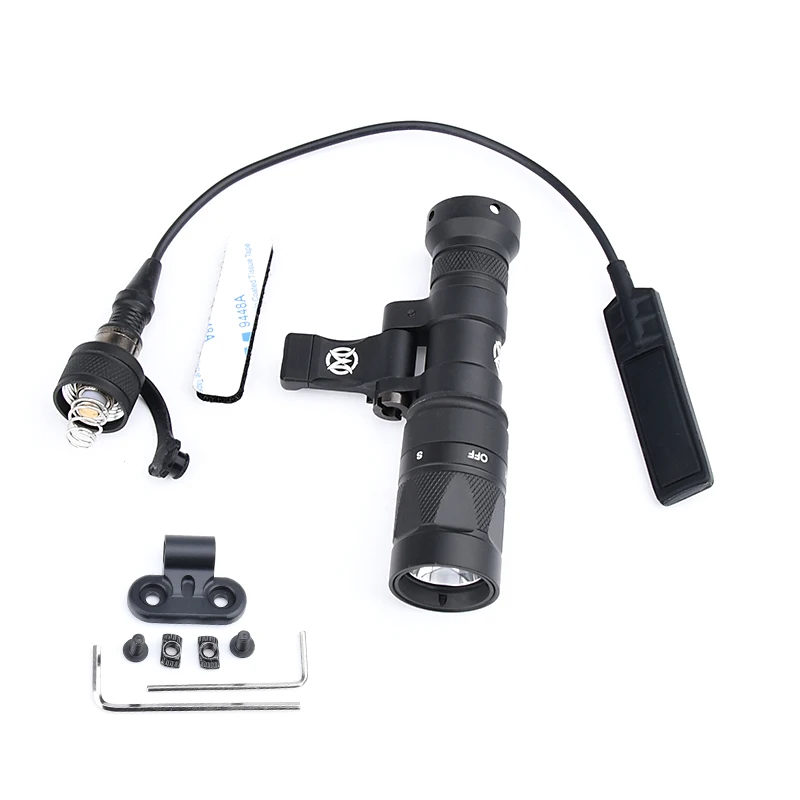 Wadsn-ミニ戦術兵器ライトm340m340c,20mm LEDピカティニーレール
