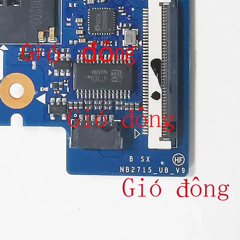 For HUAWEI MateBook D16 HVY-WAP9 2021 2022 Laptop USB Jack Headphone Audio interface Board NB2715_UB_V9 NB5533_UB_V3 view 3