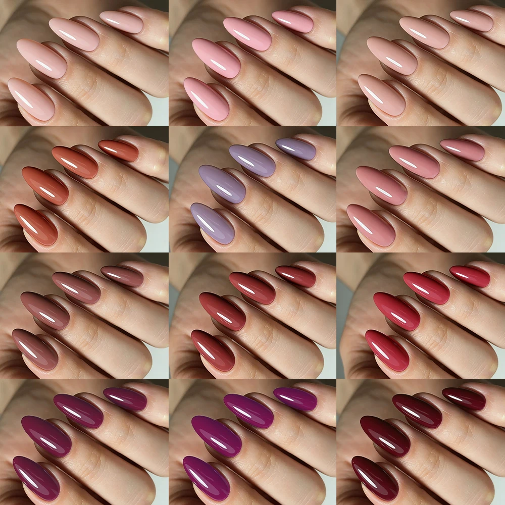 24 Farben, 288 Stück, glänzend, mittelgroß, Mandel-Kunstnägel, einfarbig, einfacher Nagel zum Aufdrücken für Frauen, tragbar, bunt, falsche Fingerspitzen, 1 – Detail 14