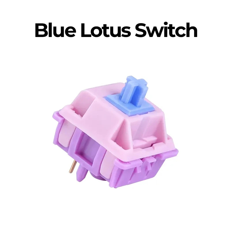 Chosfox Blue Lotus Switch Linear with 62g extended gold plated spring 5