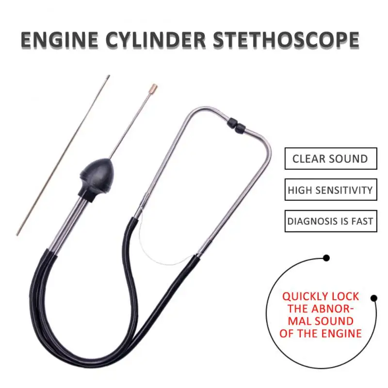 

Auto Cylinder Stethoscope Mechanics Stethoscope Car Engine Block Diagnostic Automotive Hearing Tool