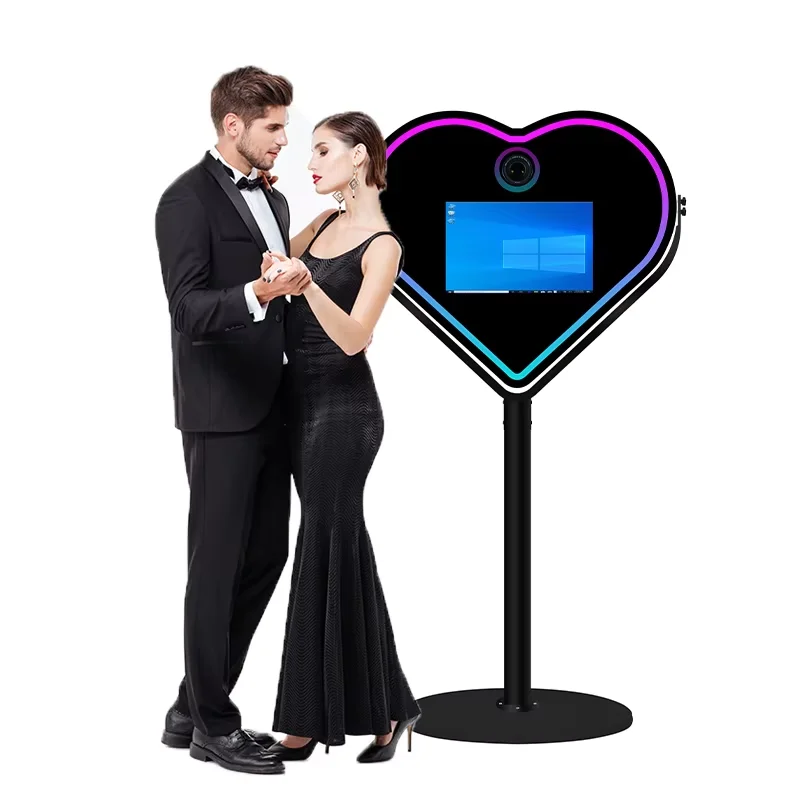Selfie Magic Mirror Photo Studio Touch Screen Light Emitting Diode Frame Wedding Event Compatible Cameras iPad GoPros SLRs