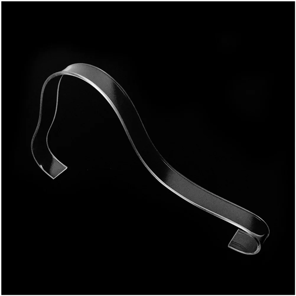 10Pcs High Heels Display Rack Transparent Acrylic Sandal Rack Arch Shelf Thicken Shoe Display Holders 5