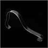 10Pcs High Heels Display Rack Transparent Acrylic Sandal Rack Arch Shelf Thicken Shoe Display Holders 5