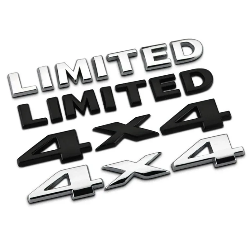 Adesivo per Auto 3D Lega Metallo Lettera Emblema Distintivo