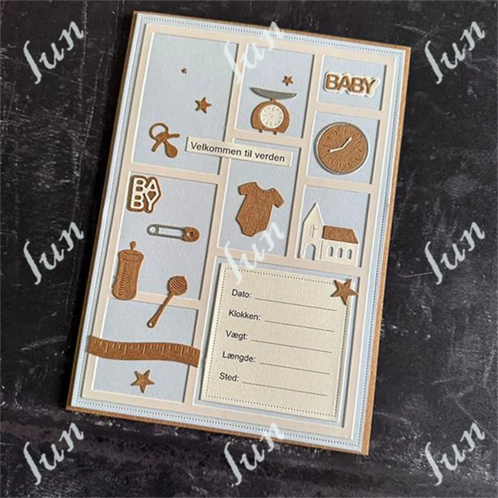 Cute Rabbits Easter Tag Texts New Metal Cutting Dies Decoration Scrapbooking for DIY Paper Card Album Mould Craft Supplies