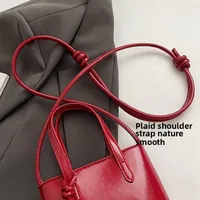 Sac bandoulière mini en cuir PU pour femme, nouvelle collection 2025, mode coréenne, sacs à main de luxe, sacs à main et pochettes rétro simples pour femme 6