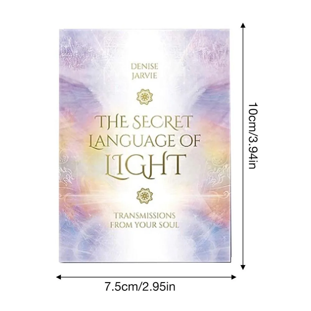 The Secret Language of Light Oracle: Transmissions from your Soul 11*6.5cm 2