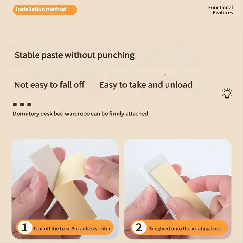 Touch Table Lamp Magnetic Desk Lamp Bulit-in 1200mAh Battery for Reading Cabinet Mirror Bedside Rechargeable Night Lights