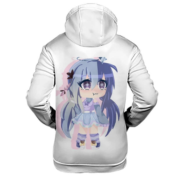 Homens e mulheres Gacha Life 3D Print Hoodies, moletom dos desenhos  animados, pulôveres kawaii, roupas, novo, jogo quente - AliExpress