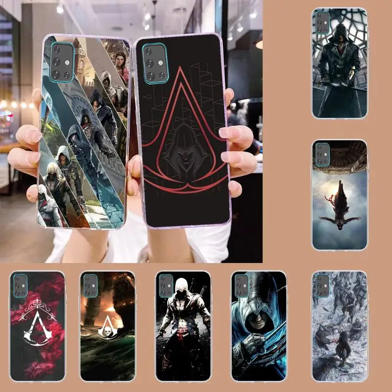 Чехол для телефона с играми Assassins Creed Samsung S21 S30 S10 S9 S8 S7 A31 A12 A70 A52 A30 lite plus