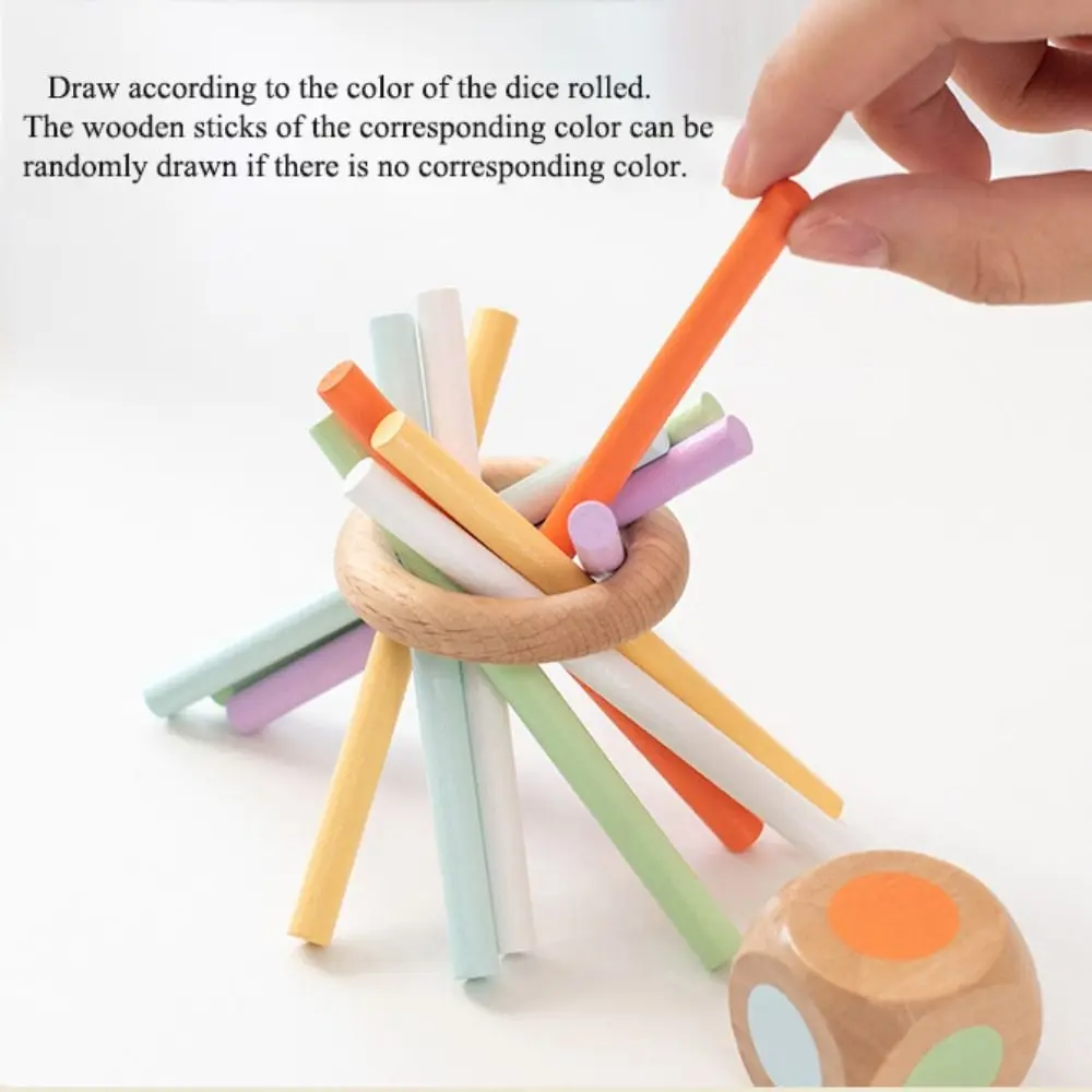 

Wooden Montessori Toys Concentration Training Fine Motor Developmental Balance Stick Toy Integration Sense Training