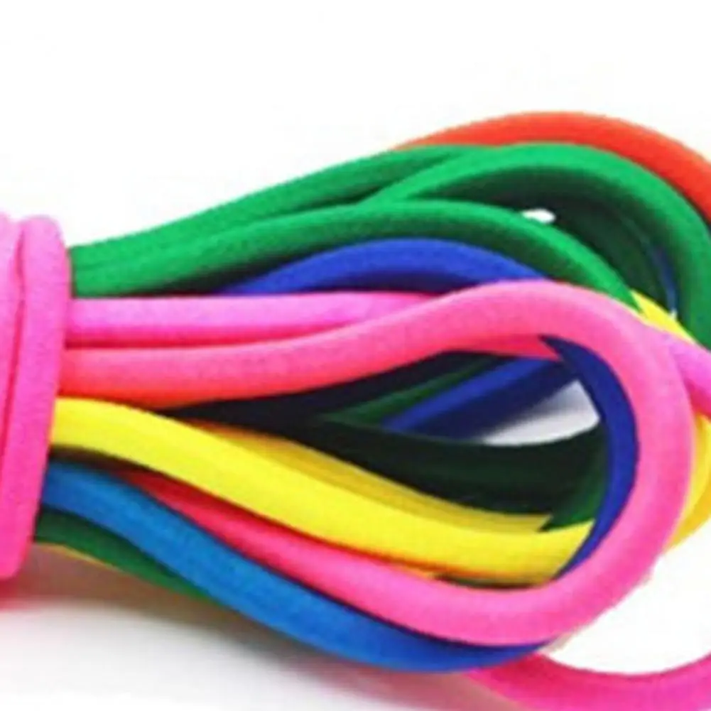 2/7/10M Jump Rope Adjustable Highly Elastic Interactive Polyester Rainbow Rope Rubber Band Toy Team Fitness Equipment For Kids