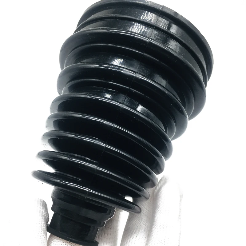 Universal Automotive Silicone Constant Velocity CV Joint Boot 5 inch（125-130mm） Height 4 Boot with 8PCS Stainless Steel Clamps
