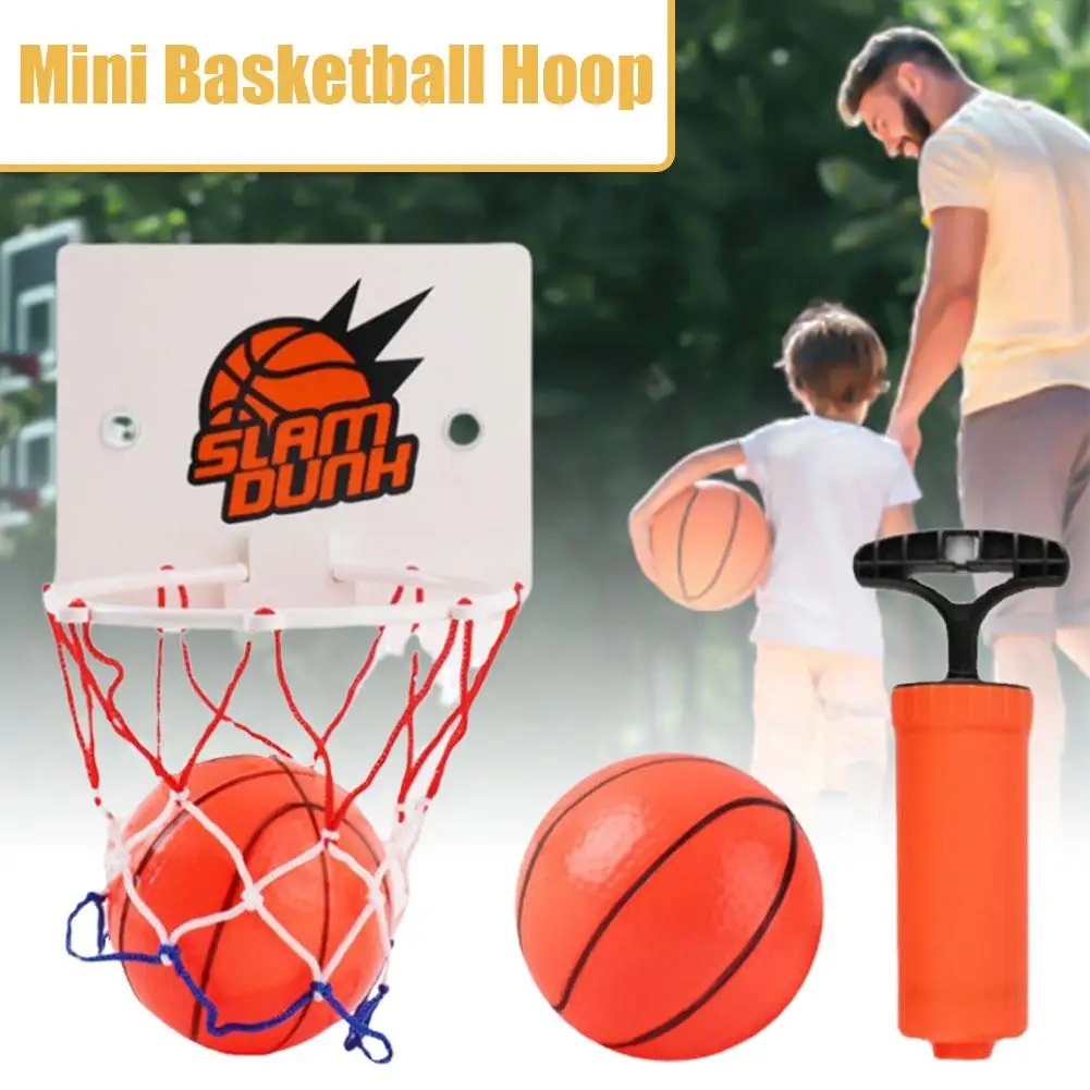 Indoor Basketball Hoop Sports Fan Backboards For Kids Boys Girls Door Room Suction Cup Basketball Hoop Mini With 2 Ball Toy basketball hoop