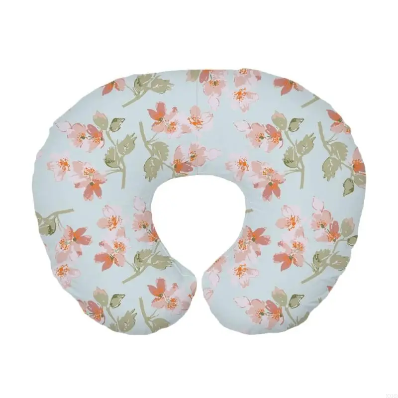 KXRD Washable Nursing Pillowcase Removable Nursing Pillow Cover Ushape Print Case