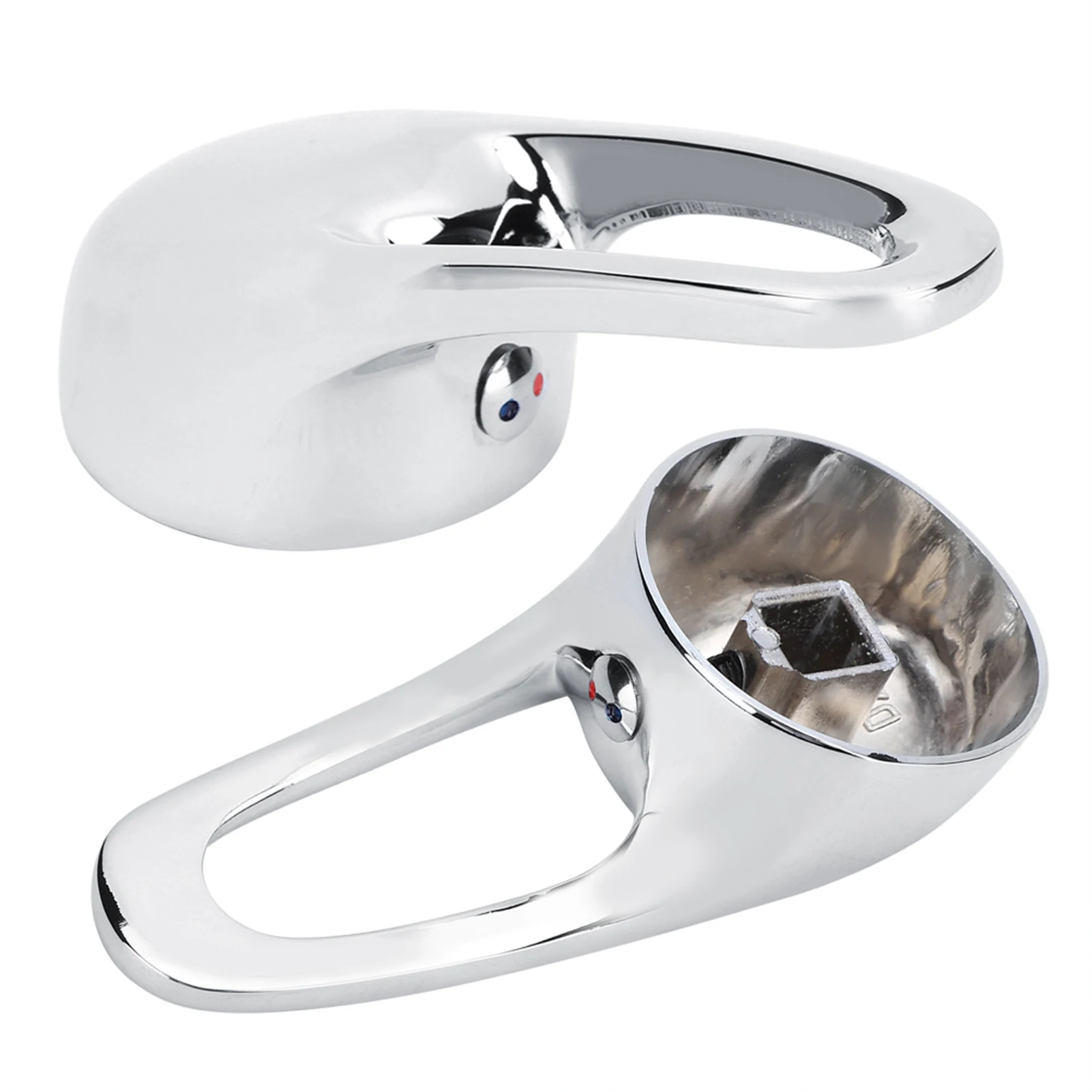 35mm Faucet Lever Handle Zinc Alloy Basin Mixer Faucet Tap Single Lever Handle Replacement for Kitchen Bathroom Faucet Accessory