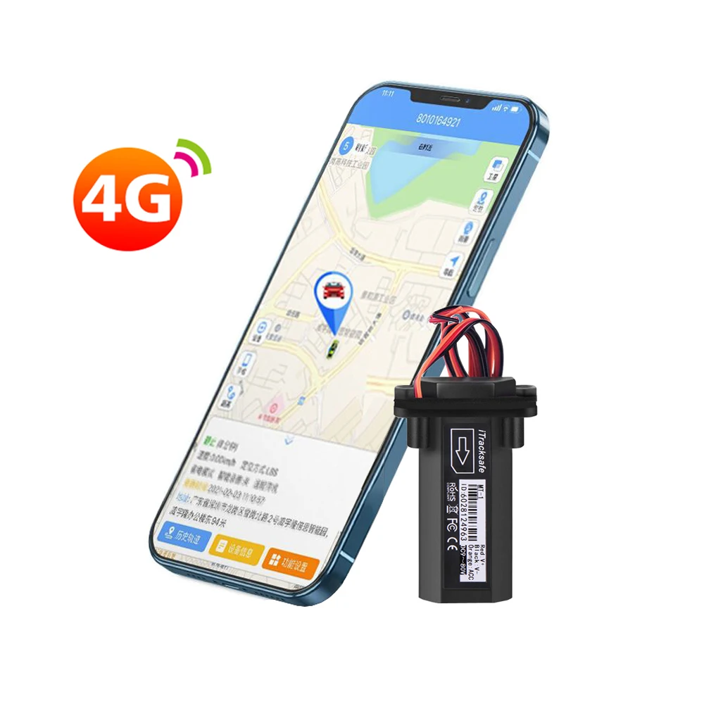 Spy Gsm Sim Card Wireleping Auto Vehicular Vehicular Vehicle Mini Moto Tracking Device Locator Alarm 4G Gps Car Tracker