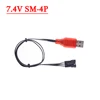 7.2V/7.4V NiMH Lipo Li-ion Battery Charger For RC Car Boat Tank Truck Guns toys battery with SM-2P/SM-3P/SM-4P SM Plug charger 4
